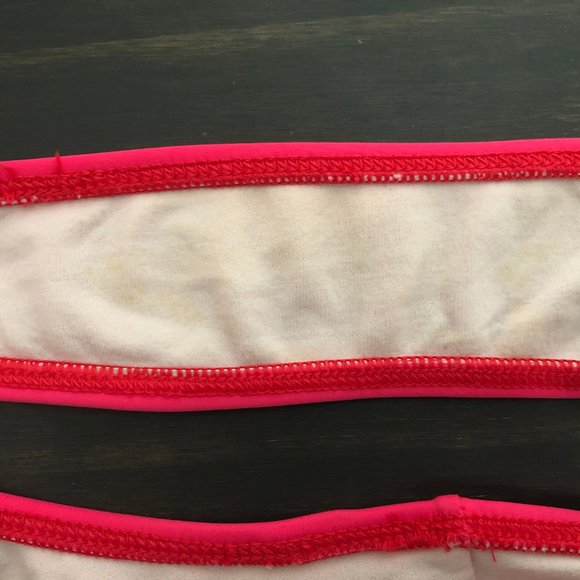 June Swimwear Swim June Swimwear Neon Pink Bootykini Bikini Bottoms